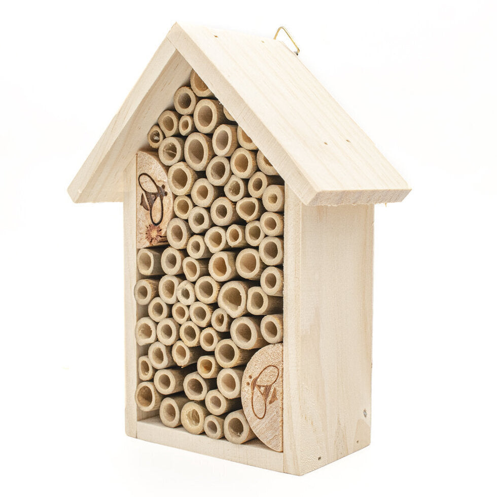 Wooden Wild Natural Bee/Insect Hotel / 'Bee & Bee'