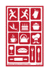 Armour Etch - Over 'N' Over Re-usable Etching Stencils - Various Types