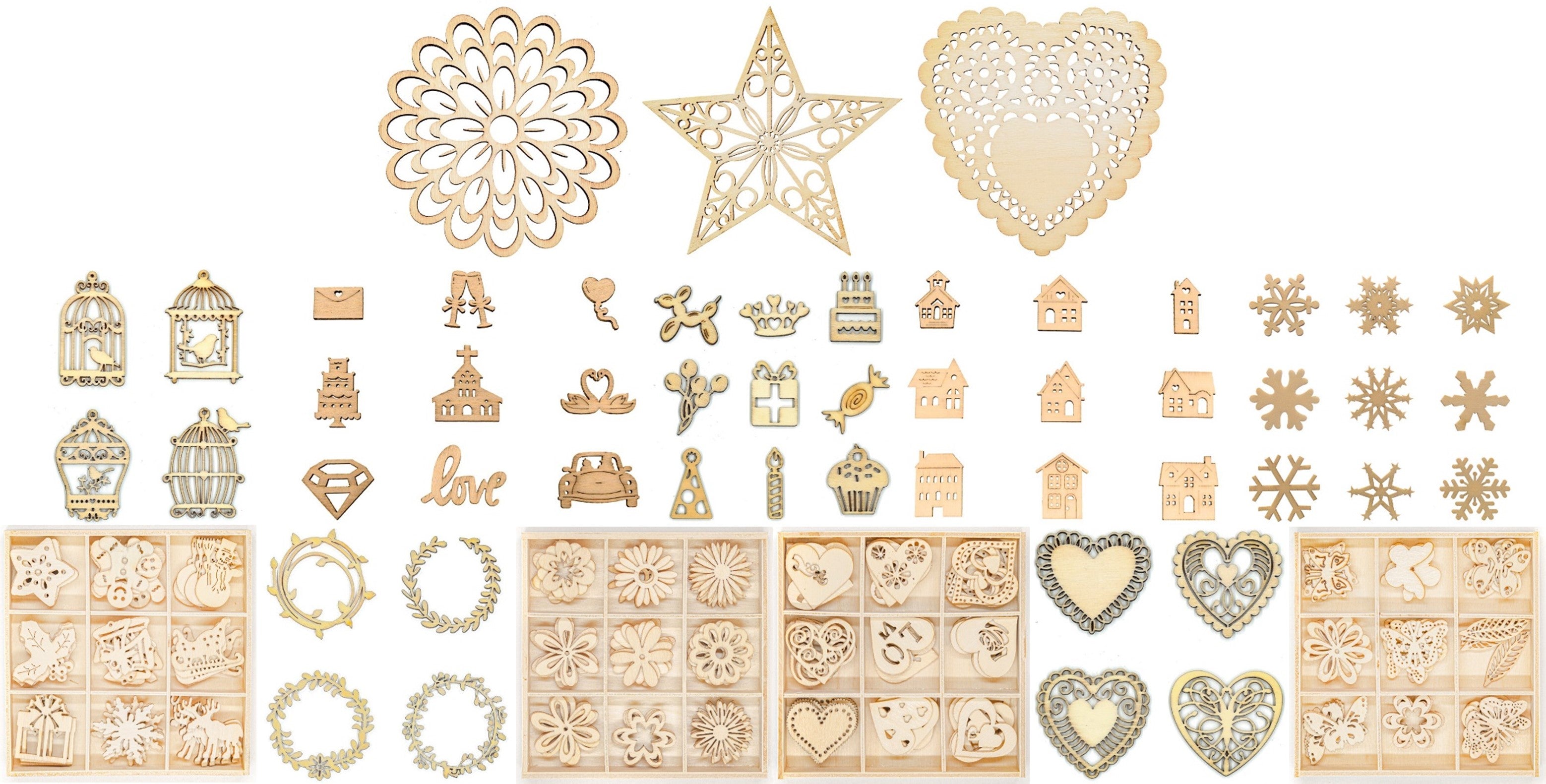 Wooden Shapes - DIY Decorations