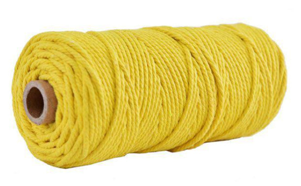 Macramé - Cotton Yarn / Cord - 3mm Thick - 5 Metre Lengths