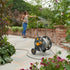 HOZELOCK - Cart Plus 50m (ø 12.5 mm) Assembled : Max Capacity 60m, 1-piece Rewind Handle, Sturdy Frame for General Use, Supplied Assembled with 50m Hose, 1 Nozzle and Fittings Included 2435R0000