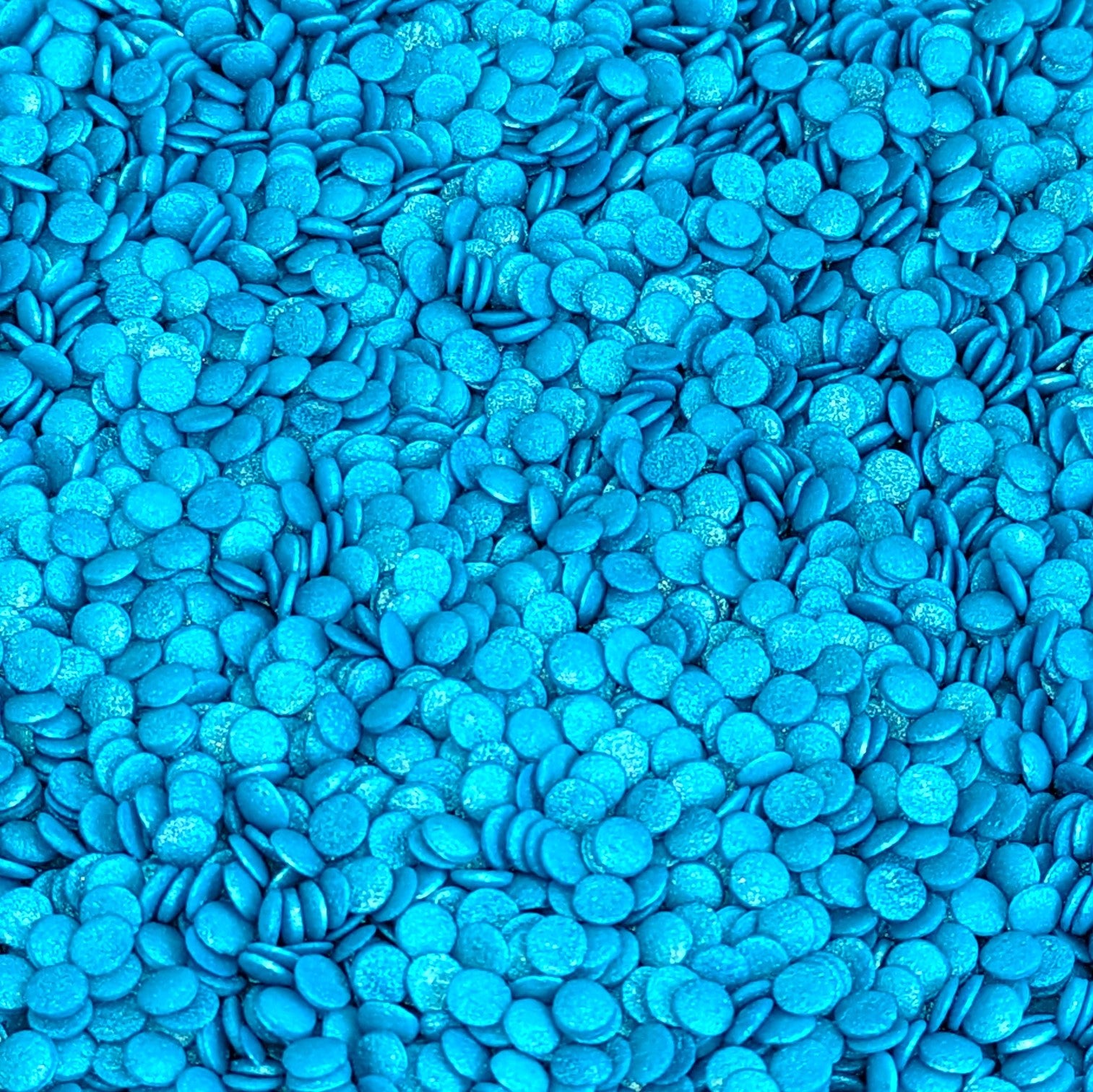 Donkerblauwe Glimmer Confetti Cupcake / Taartdecoratie Hagelslag Toppers
