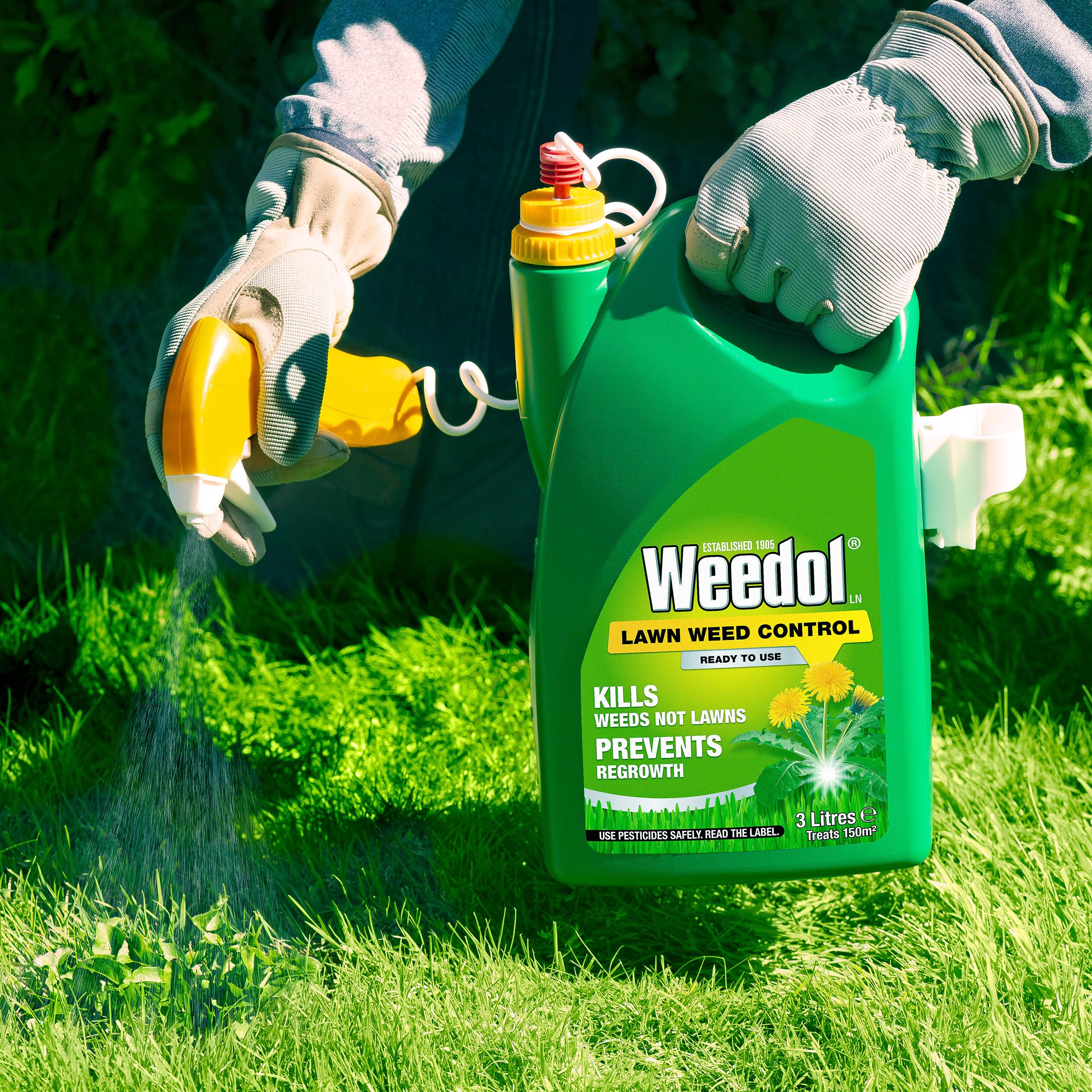 weedol herbicide Weedol Lawn Weedkiller, ready to use, 3L – LiveMoor