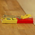 The Big Cheese Fresh Baited Mouse Trap, Kills Mice with Spring Mechanism, Ready-To-Use, Plastic Coated Wood for Easy Cleaning, Indoor and Outdoor Use, Yellow