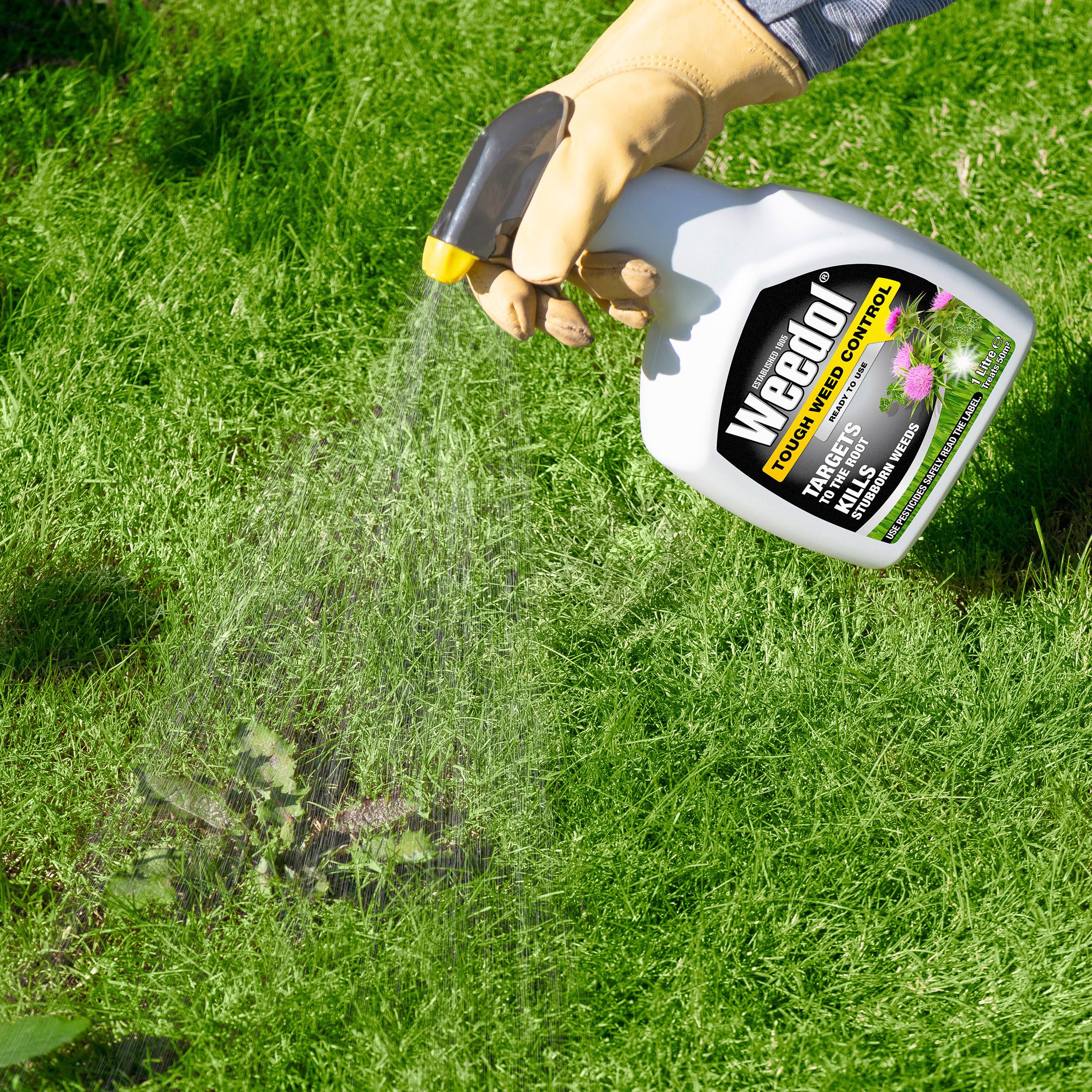 Weedol Tough Weedkiller, ready to use weed control, 1L