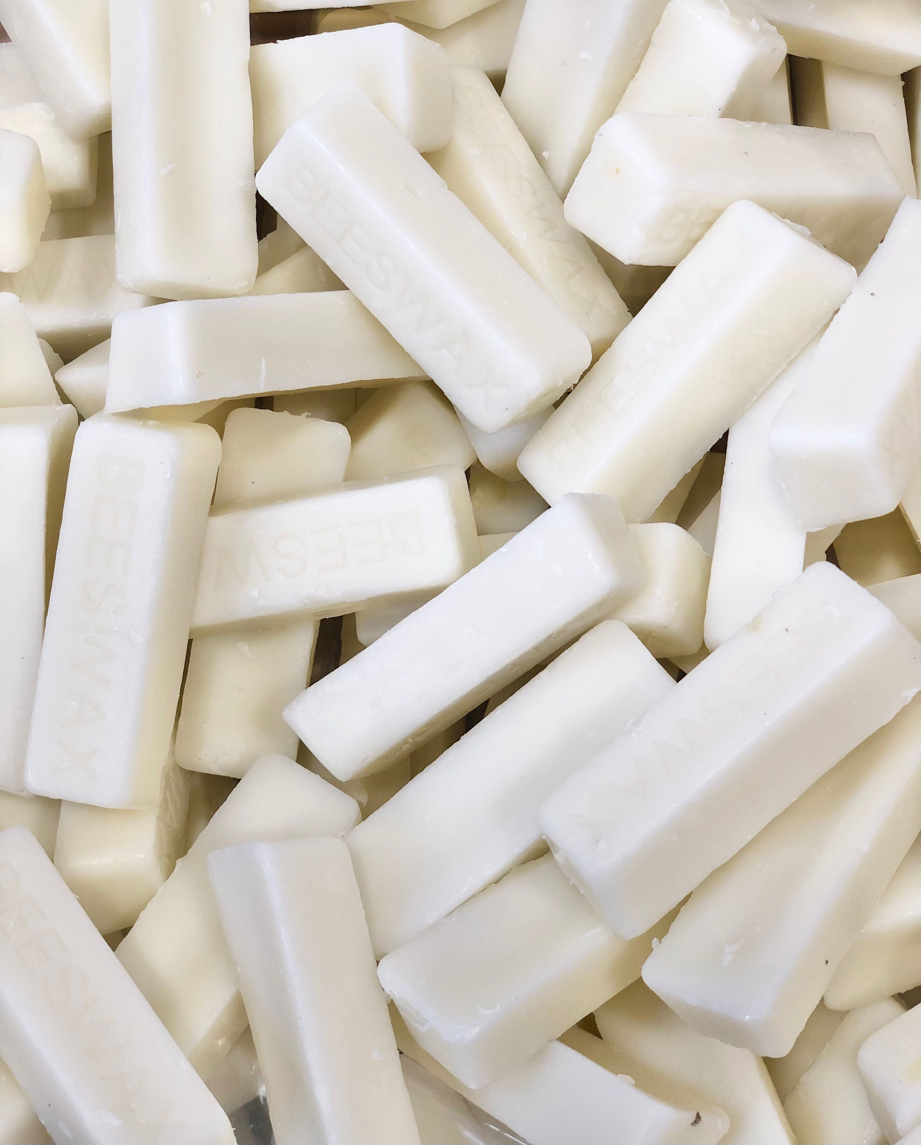 White Beeswax Bars - Naturally Fragrant Beeswax (Technical Grade)