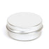 Round Aluminium Tin Containers with EPE Lined Screw Lid (Silver)