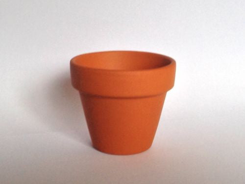 10 vasos pequenos de terracota para plantas de 6 cm (2 polegadas)