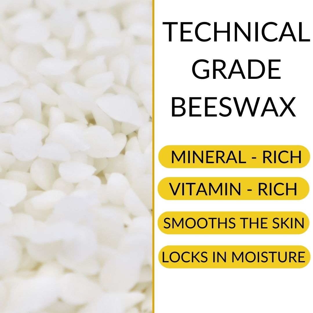 White Beeswax Pellets - Naturally Fragrant Beeswax