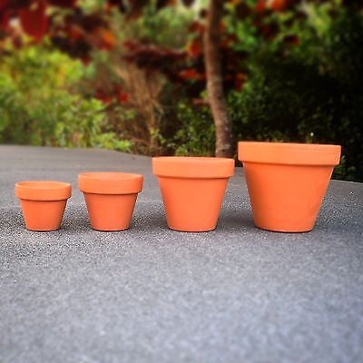 Vasi per piante in terracotta stile vintage 1~50 pezzi, 4 diverse dimensioni, sfuso, all'ingrosso