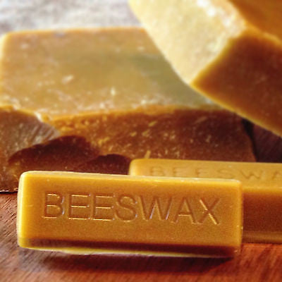 16 Natural Beeswax bars (1lb approx) - Naturally Fragrant Beeswax (Technical Grade)