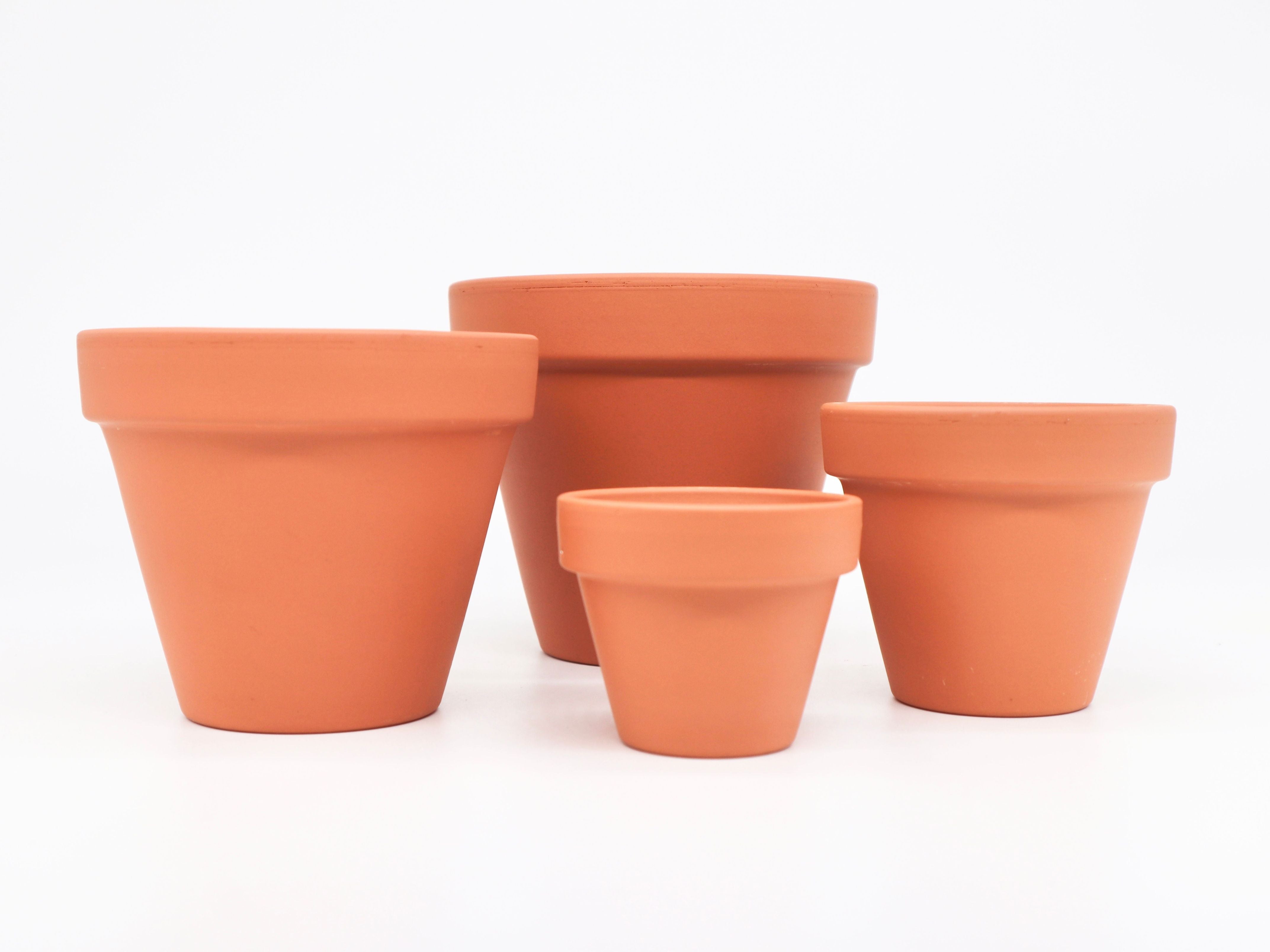 Mini Terracotta Pots 1 - 50 pcs - Extra Small, Small, Medium, Large & Extra Large Plant Pots