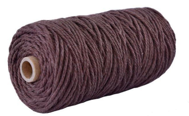 Macramé - Cotton Yarn / Cord - 3mm Thick - 5 Metre Lengths