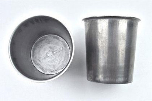 Aluminium Votive Candle Moulds - Set of 2