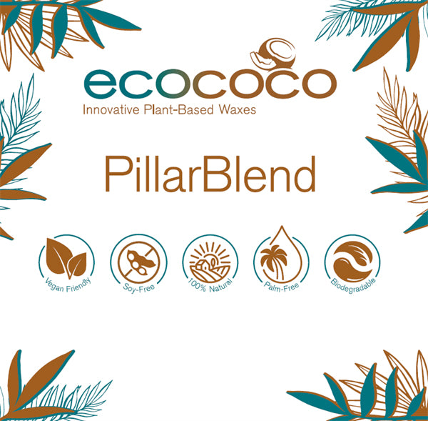 EcoCoco Wax - Pillar Blend Pellets - Coconut Wax