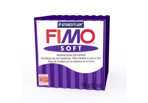 Fimo Soft Plum - Standard Block - 57g