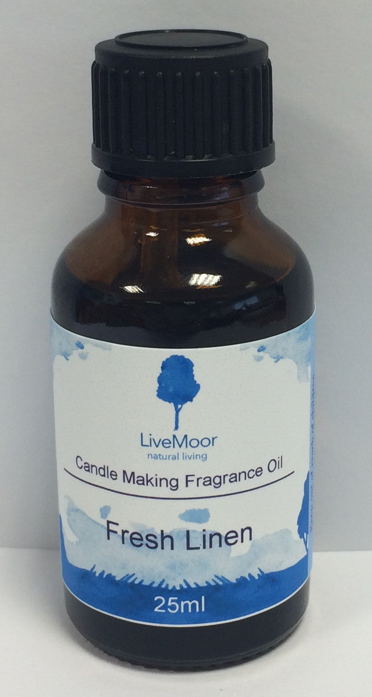 LiveMoor Fragrance Oil - Fresh Linen - 25ml