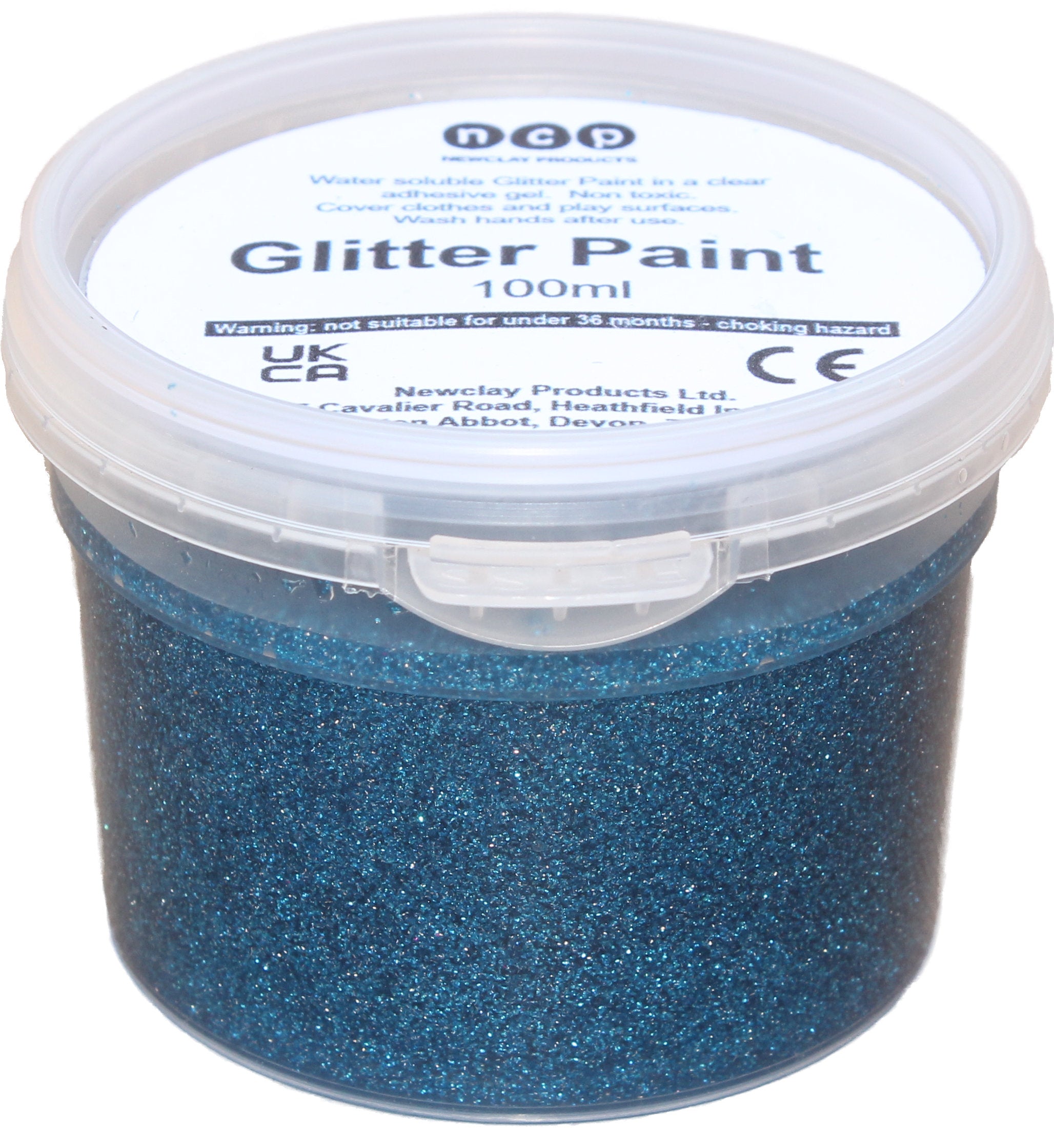 Glitter Gel Paint - 100ml Pots - Various Colours