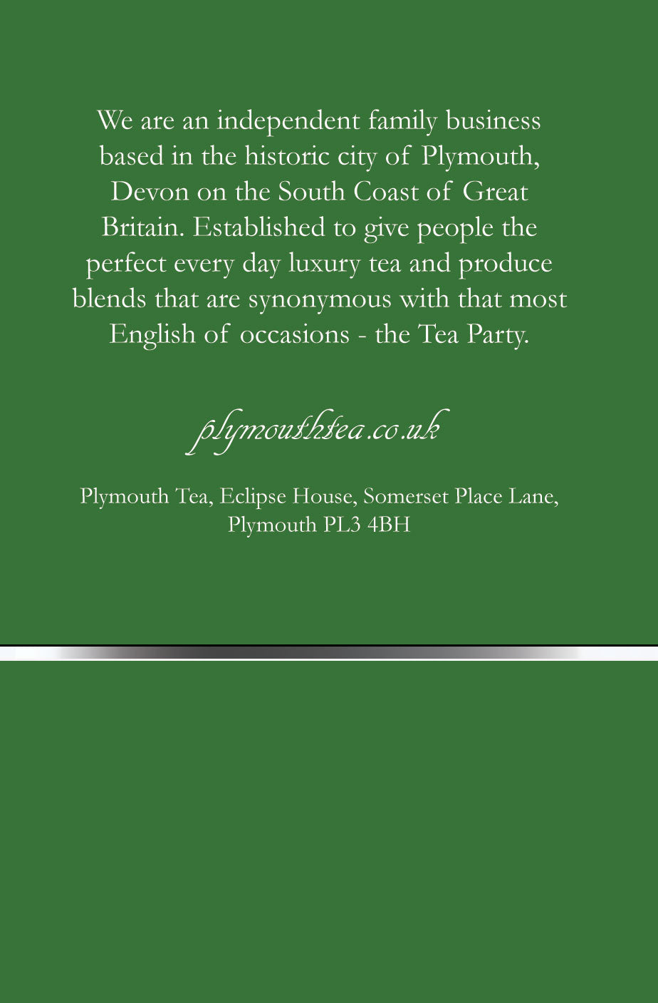 Plymouth Tea – Luxustee – Luxus-Grüntee – Seite 2