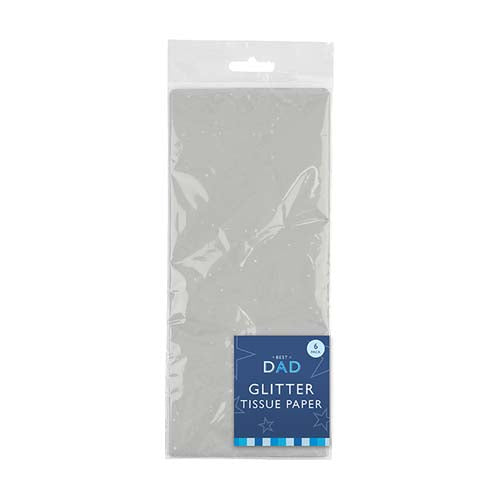 Glitter Tissue Paper - 6 Sheets