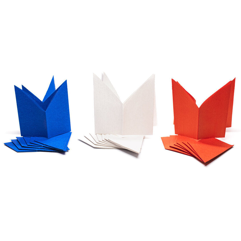 Kings Coronation Party Hats - Red, White & Blue - 25pk
