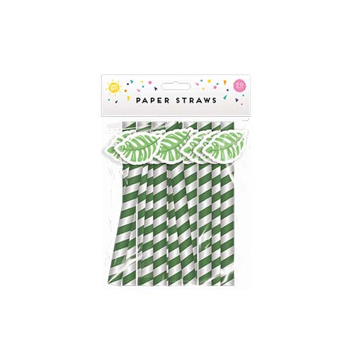 Summer Paper Straws - 20pk