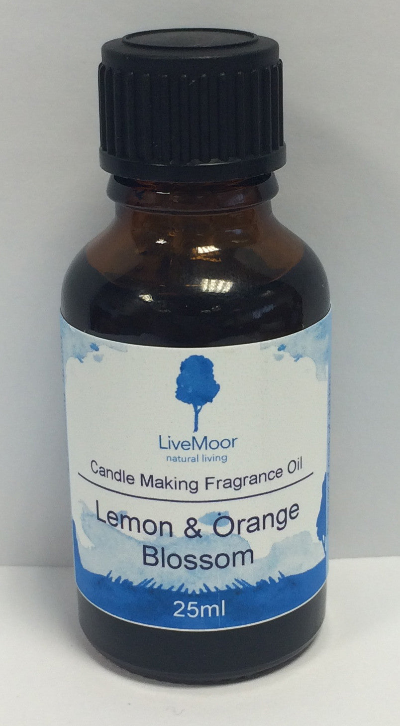 LiveMoor Fragrance Oil - Lemon & Orange Blossom - 25ml