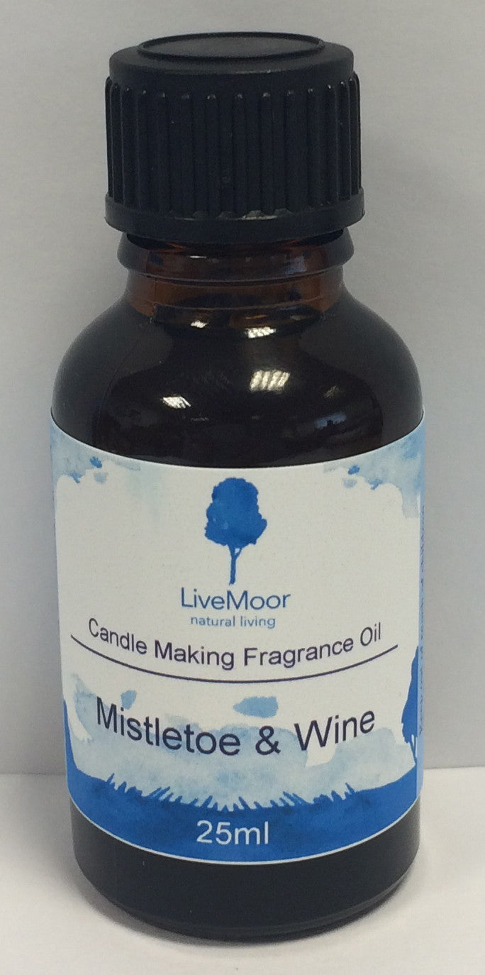LiveMoor Fragrance Oil - Mistletoe & Wine - 25ml