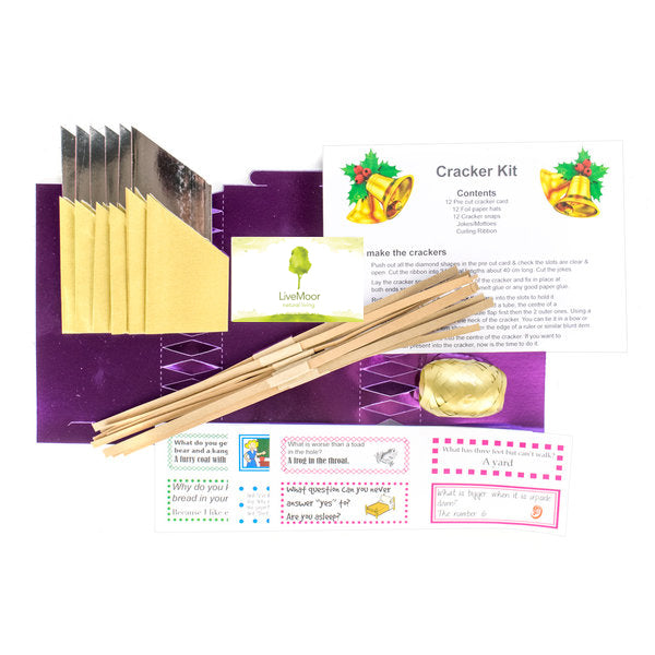 Cracker Kits - Makes 12 Crackers - Various Colours