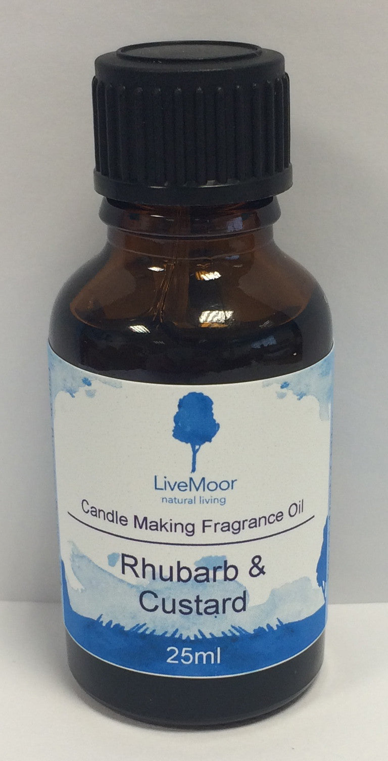 Aceite aromático LiveMoor - Ruibarbo y natillas - 25 ml