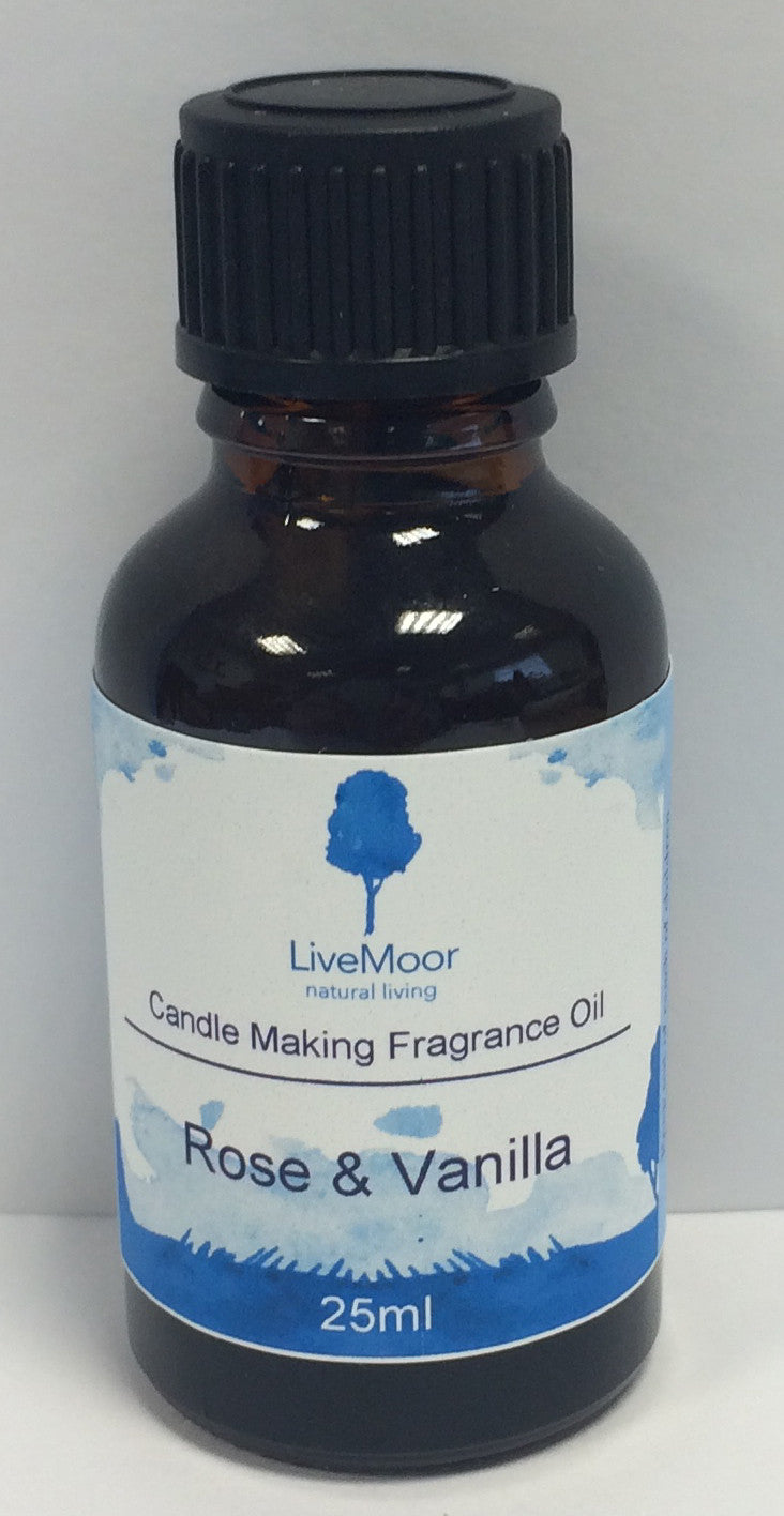 Aceite aromático LiveMoor - Rosa y vainilla - 25 ml