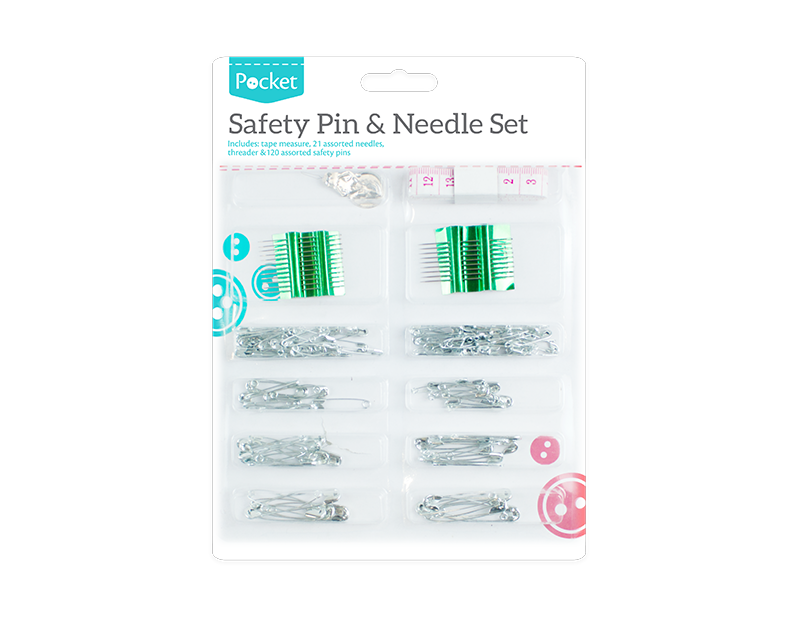 Safety Pin & Needle Set