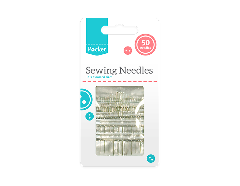 Sewing Needles - 50 Pack