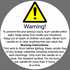 Candle Warning Labels - Pack of 54