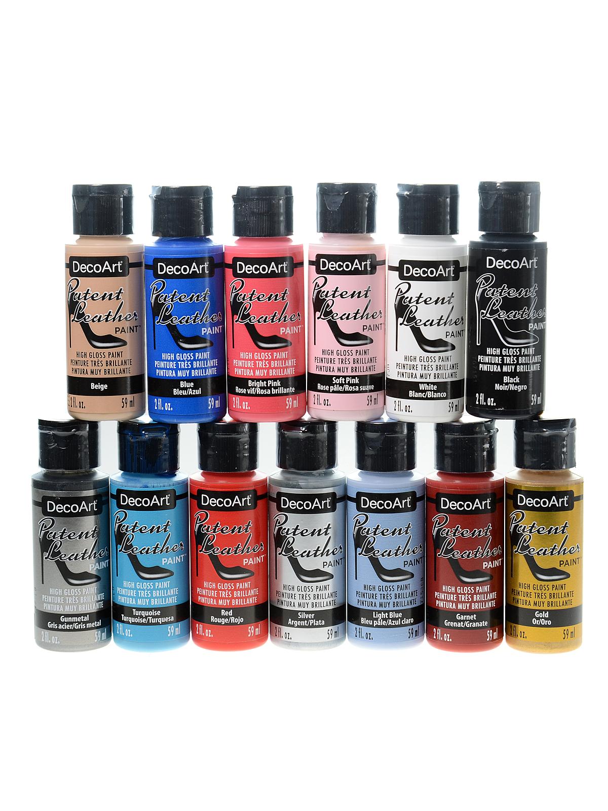 DecoArt Patent Leather - High Gloss Paint 59ml - All Colours