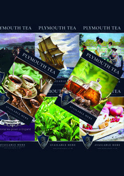 Full Set of 8 x A3 Plymouth Tea Posters