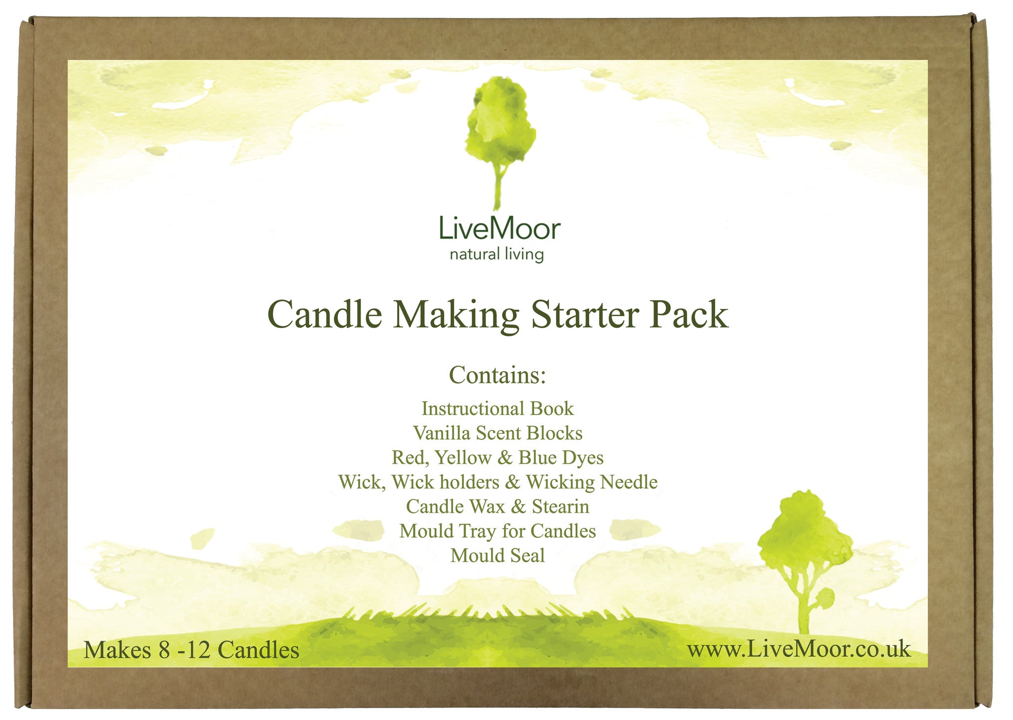 The LiveMoor Candle Making Starter Kit