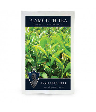 Plymouth Tea Tea Towel with Tea Bush