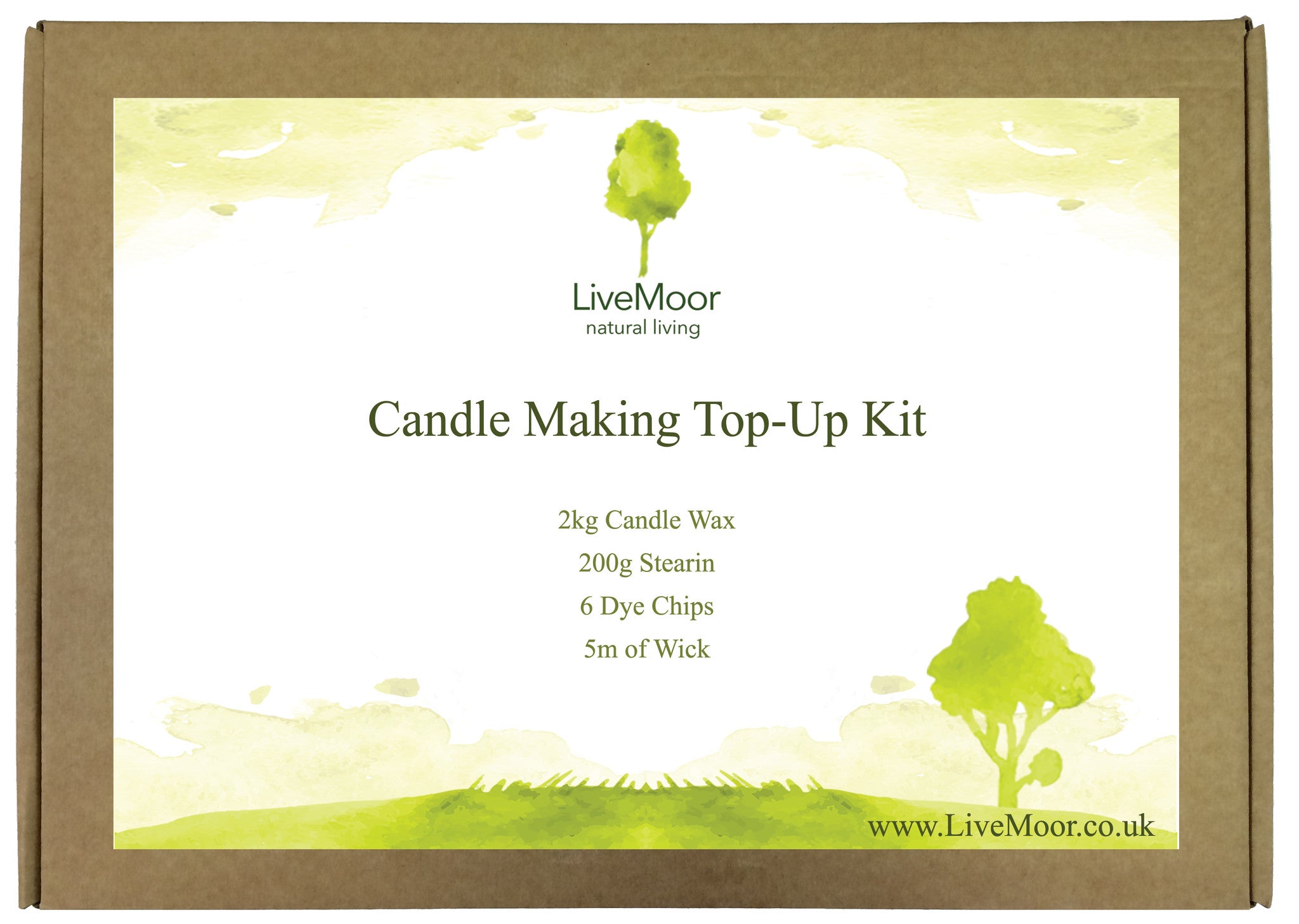 The LiveMoor Candle Making Top Up Kit